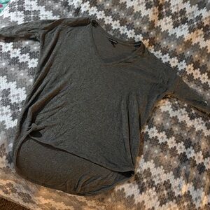 Express Charcoal Knit Top